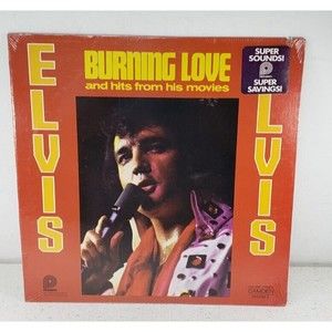 ELVIS / FACTORY SEALED VINTAGE LP / BURNING LOVE VOL 2 / 1972 CAMDEN 2595
